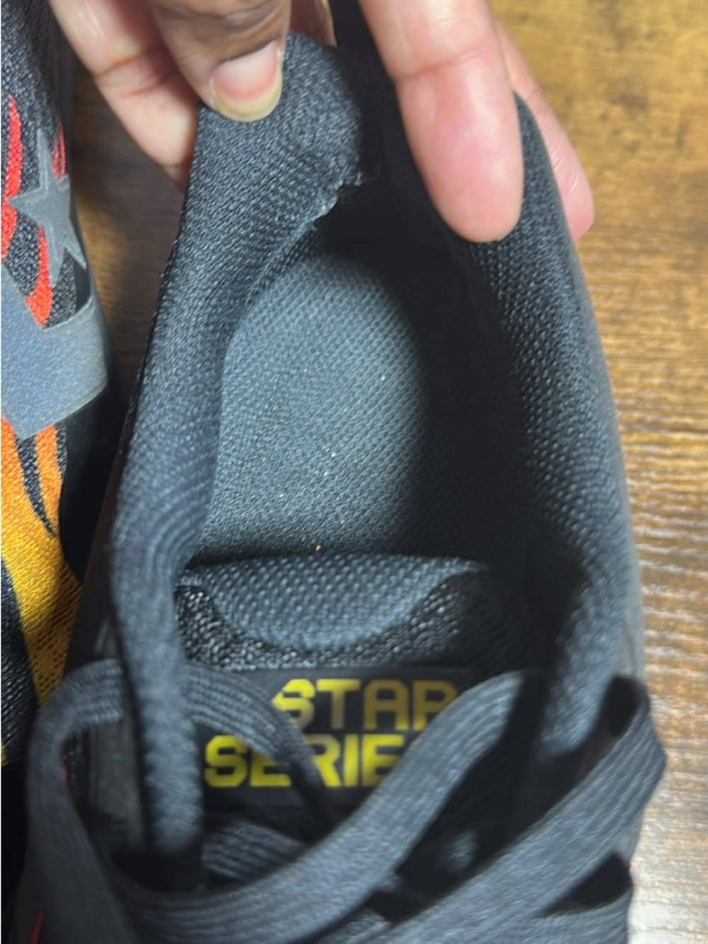 Converse x Tinker Hatfield Star Series Run Ox Low Black Flames Size 10.5 166444c - Picture 9 of 9